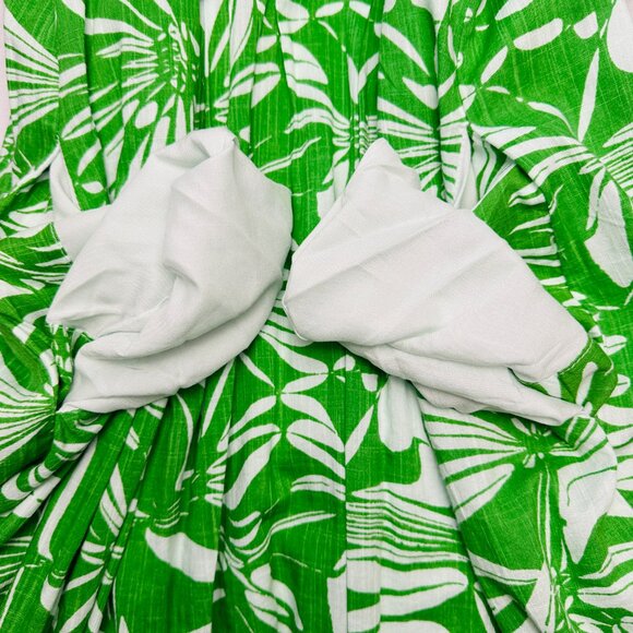 Anthropologie Maeve Dress Women's XS The Cassandra Butterfly Maxi Green Pleated - Picture 9 of 14